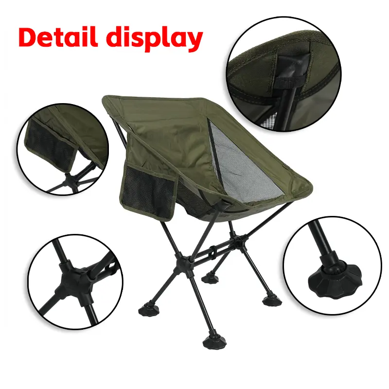 2023 Venda quente Camping Chair Fabricante Vendas Diretas Suporte Personalizado Camping Chair para Usuários Especiais