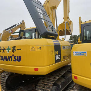 รถขุดโคมัตสึ PC160 ปี 2020 มือสอง เครื่องจักรก่อสร้างไฮดรอลิกแบบตีนตะขาบ - Product Image 6