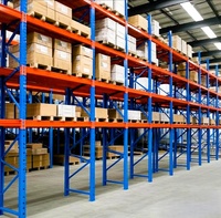 Rayonnage à palettes en tissu pour entrepôt industriel, rayonnage sélectif pour stockage intensif, étagères métalliques réglables