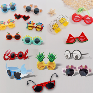 Lunettes de soleil créatives en forme de tournesol pour fête, masque photo, décoration de fête pour adultes, lunettes amusantes DIY pour <span class=keywords><strong>anniversaire</strong></span>, lunettes de plage d'été - Product Image 1