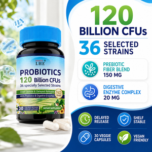 Probiotiques Shecome Premium 120 Milliards d'UFC – Complément pour Soutenir la Santé Immunitaire, Digestive et Intestinale des Adultes – Capsules de Probiotiques - Product Image 3