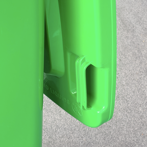 Poubelle à roulettes jaune en HDPE de 120L/240L pour la collecte municipale en Afrique du <span class=keywords><strong>Sud</strong></span>, tri des déchets en extérieur et en intérieur - Product Image 2