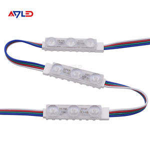 Módulo LED RGB SMD2835 de 12V de alta calidad, 3 módulos DMX RGB LED WS2812b de 0.72W IP68, módulo LED RGB colorido para letras de canal 3D. - Product Image 1