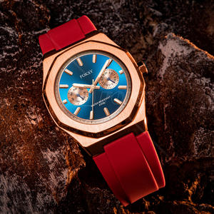 Fabbrica OEM/ODM marchio personalizzato Logo giappone quarzo cronografo <span class=keywords><strong>orologio</strong></span> <span class=keywords><strong>giallo</strong></span> Silicone cinturino <span class=keywords><strong>uomo</strong></span> orologi - Product Image 5