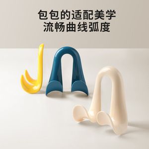 Mind Creation <b>Bag</b> <b>Hook</b> Double <b>Hook</b> Hanging Space Saving Simple Design <b>For</b> Household Desk <b>Table</b> Use - Product Image 2