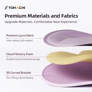 Chaise de bureau ergonomique pour longues sessions assises, soutien cervical et lombaire, thérapie par lumière rouge pour soulager la douleur, correction de la posture, dossier et assise. - Product Image 3