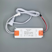 Entrée : 100-240V, Sortie : 12V, 5A, 60W, transformateur d'alimentation LED, utilisé pour connecter les lumières LED et les interrupteurs à capteur de variateur.