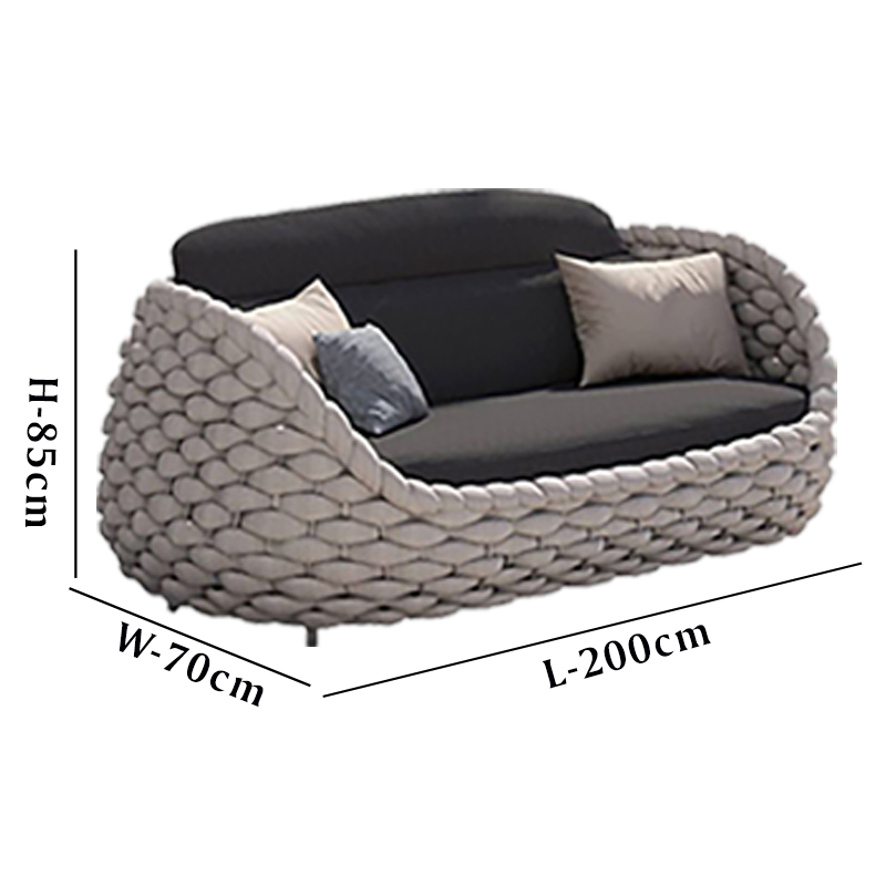 Three-person sofa