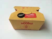 Boîte à emporter en papier kraft de qualité alimentaire, conteneur pour frites et nuggets de poulet, vente en gros directe d'usine, logo personnalisé