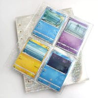 Protège-cartes personnalisés à 9 pochettes pour classeur, feuilles de protection pour cartes à collectionner, présentoirs pour cartes de baseball pour classeur à 3 anneaux