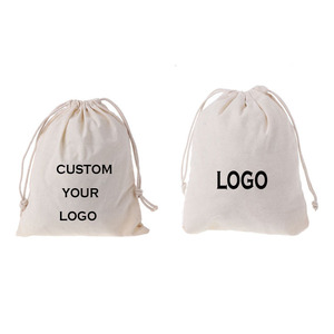 Wholesale Pure Cotton Custom Drawstring <b>Bag</b> Backpack Draw <b>String</b> <b>Bag</b> - Product Image 3