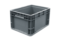 Caisse en plastique solide de style logistique 400-230, boîte de rangement épaissie, recyclable et empilable
