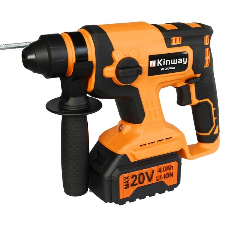 Беспроводной вращающийся молоток 20 в, бесщеточный вращающийся молоток с низким уровнем шума
