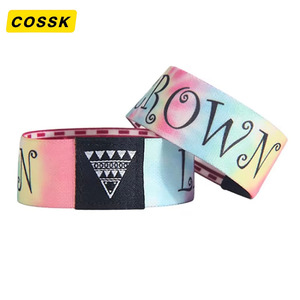 Tùy chỉnh 13.56MHz <span class=keywords><strong>RFID</strong></span> NFC đàn hồi dây đeo cổ tay không thấm nước dệt vòng đeo tay nfc213/215/216 kiểm soát truy cập thẻ nhiều màu sắc - Product Image 3