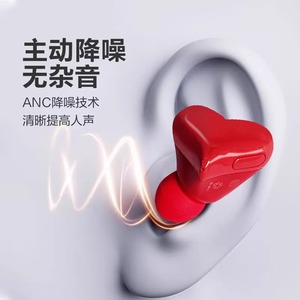 Auriculares inalámbricos Bluetooth con forma de corazón, carga tipo C, control táctil, BT 5,3 para Apple, Xiaomi, Android, Oppo - Product Image 3