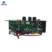 Mini amplificateur de karaoké 50W, amplificateur audio double canal avec entrée double microphone TWS