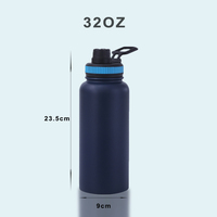 Meilleures ventes Thermos isotherme en acier inoxydable 40 oz Écologique Isolation sous vide Performance thermique 24 heures Camping Alpinisme
