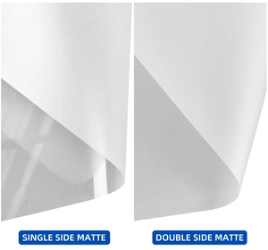<span class=keywords><strong>Film</strong></span> de transfert DTF PET Tunsing à pelage instantané, simple ou double face, mat, pour impression par transfert thermique, disponible en plusieurs tailles - Product Image 2
