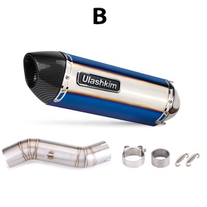 Pot d'échappement complet pour moto HONDA NX400 NX500, section intermédiaire de transfert, silencieux d'échappement modifié - Product Image 3