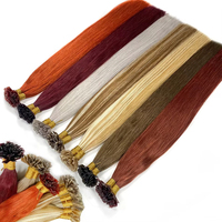 Extensiones de Cabello Lacio con Punta Plana 613 Beach Blonde, 100% Cabello Humano Virgen, Extensiones de Queratina, Cabello Vietnamita 12A, 30 Pulgadas