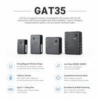 Traceur GPS magnétique 4G+2G 10000mAh étanche avec alarme SOS et géolocalisation pour véhicule, voiture, bus, camion