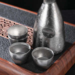 Mini tasse à vin en titane pur 40 ml, ultralégère, portable, pour le camping en plein air, pour le saké, le whisky, saine, écologique, design classique - Product Image 6