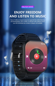 Montre Intelligente S10 4G Cellulaire Système Android Écran Tactile Carré AMOLED Chargement sans Fil 1,99" Suivi d'Activité pour <span class=keywords><strong>Google</strong></span> - Product Image 4