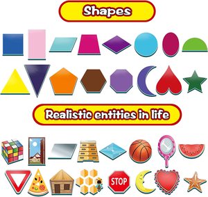 Lot de 32 aimants personnalisés, en forme d'arbre, avec des objets du monde réel - Product Image 3