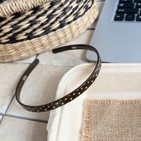Serre-têtes en acétate style coréen YJL, classiques à pois, vintage, antidérapants et simples