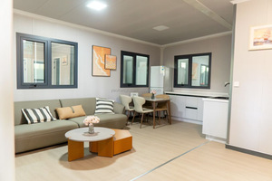 Casa Contenedor Modular Prefabricada, Plegable, de Panel Sándwich de Acero, de Instalación Rápida, para Uso Residencial Moderno o Comercial - Product Image 5