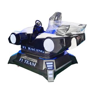 เครื่องจำลองการแข่งรถ VR Arcade สำหรับใช้งานเชิงพาณิชย์ในร่มในห้างสรรพสินค้าและสวนสนุก โครงสร้างไฟเบอร์กลาส - Product Image 3