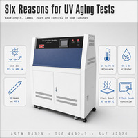 Chambre d'essai de vieillissement UV HST-UV-A 8 lampes UVA-340 Testeur de climatisation accélérée ISO 4892-3 ASTM D4329 Équipement de laboratoire
