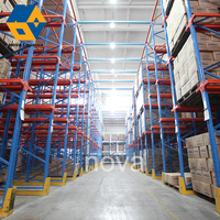 Système de rack d'empilage d'entrepôt de stockage d'acier Nova Drive in Rack Drive in Rack Heavy Duty Industrial Steel Warehouse Drive in Pallet Racking