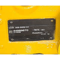 Pièces d'excavatrice pour pompe à piston hydraulique Cat Skid Steer 242d3 259d3 257d 236d 236d3 242d Haut débit