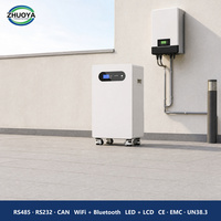 Système de stockage d'énergie à batterie lithium 51,2 V 200 Ah 10,49 kWh à cycle profond avec ports RS485, RS232, CAN, WiFi et Bluetooth