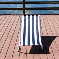 Chaise longue de plage de camping ultralégère portable d'extérieur Chaise de lit de sieste simple Chaise épissée