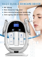 Appareil de soin du visage 6 en 1 pour resserrer les pores, hydro-aqua-peeling, dermabrasion à l'eau pour le soin de la peau du visage