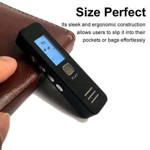 Grabadora de Voz Digital Portátil Directo de Fábrica con Altavoz Integrado y Control por Voz para Reuniones y Clases - Product Image 5