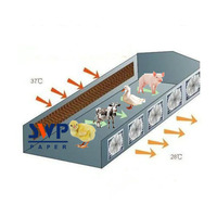 Rouleau d'isolation thermique en papier kraft ignifuge pour système hydroponique de plantation agricole