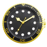 Horloge murale 3D européenne classique, grande, rétro, moderne, de luxe, style engrenage, pour poignet et mur