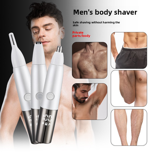 La <span class=keywords><strong>mejor</strong></span> mini depiladora <span class=keywords><strong>eléctrica</strong></span> 3 en 1, afeitadora <span class=keywords><strong>de</strong></span> pelo indolora para cejas/Facial/nariz, recortadora portátil para uso en el coche - Product Image 3