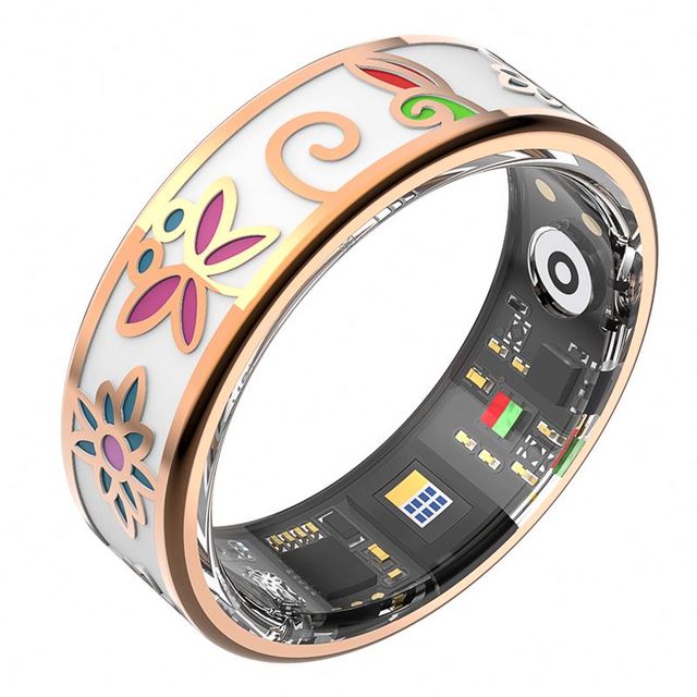 Custom Smart Ring for IOS/Android Waterproof Electronic Fitness Tracker for Sport Sleep Health Care App Control Intelligent AI