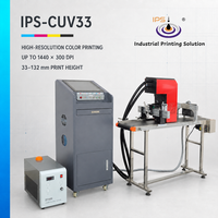Máquina de Impresión UV Digital IPS-CUV33 CMYK, Impresora de Inyección de Tinta UV Industrial de Alta Resolución para Etiquetas, Bolsas de Embalaje Flexibles