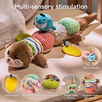 Peluche Loutre Douce Sensorielle Tumama pour Enfants, Jouet Apaisant Bébé, Oreiller Câlin pour Dormir pour Nouveaux-nés