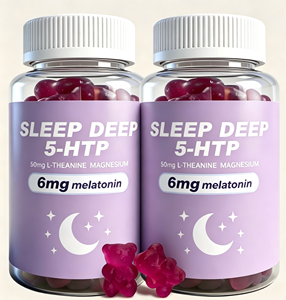 Gomitas de Melatonina <span class=keywords><strong>para</strong></span> Dormir Profundamente OEM, con Vitamina B6 Halal, Aceite de Cáñamo, <span class=keywords><strong>Ashwagandha</strong></span>, L-Teanina y 5-HTP - Product Image 2