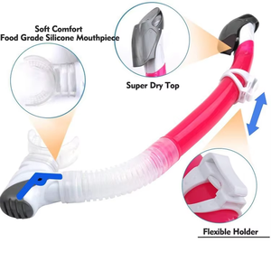 Precio de fábrica <span class=keywords><strong>Gafas</strong></span> templadas Equipo DE <span class=keywords><strong>BUCEO</strong></span> Profesional Adulto Máscara DE <span class=keywords><strong>BUCEO</strong></span> Rojo Rosa Snorkel Set - Product Image 3