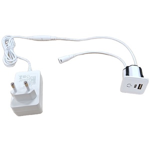 Embedded Desktop USB <b>Touch</b> <b>Switch</b> Charger with Bedside Fast Charging and Korean Standard Power Supply Light Strip - Product Image 3