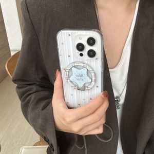 Funda Magnética Simple con Diseño de Rayas y Estrellas para iPhone 17 Pro Max 16 15 14, Doble Capa, para Mujer - Product Image 5