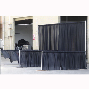 Telescopic modular pipe and drape backdrop decoration for trade <b>show</b> booth - Product Image 1