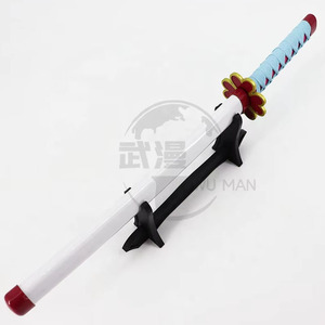 Espada Nichirin de <span class=keywords><strong>Shinobu</strong></span> Kocho, Hashira de los Insectos, Miniatura de 45 cm, No Afilada, para Cosplay y Decoración de Escritorio - Product Image 4